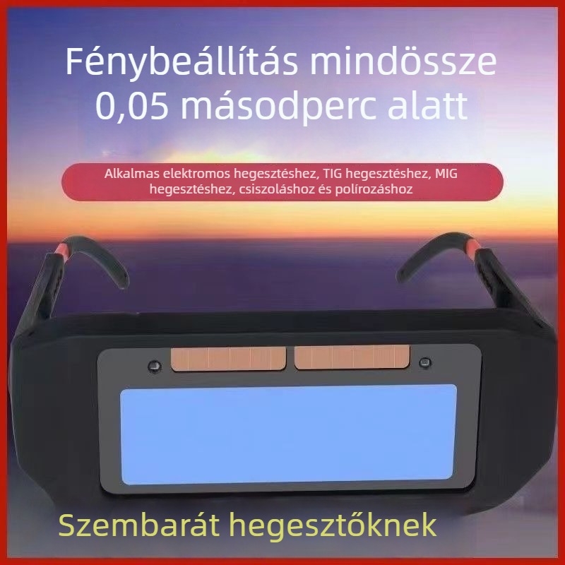 Automata sötétedő hegesztő szemüveg – szemvédelem, tükröződésmentes