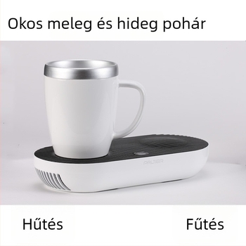 Okos forró és hideg italos pohár 2-in-1 fűtés és hűtés funkcióval, irodai dupla használat, automatikus kikapcsolás