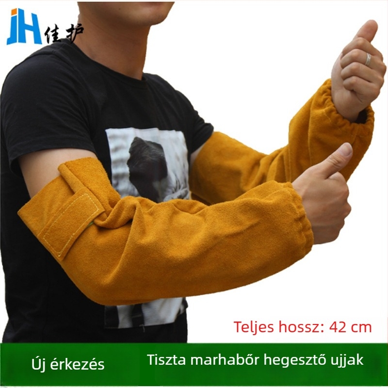 Marhabőr hegesztő védőhüvely, hőálló és szikravédő