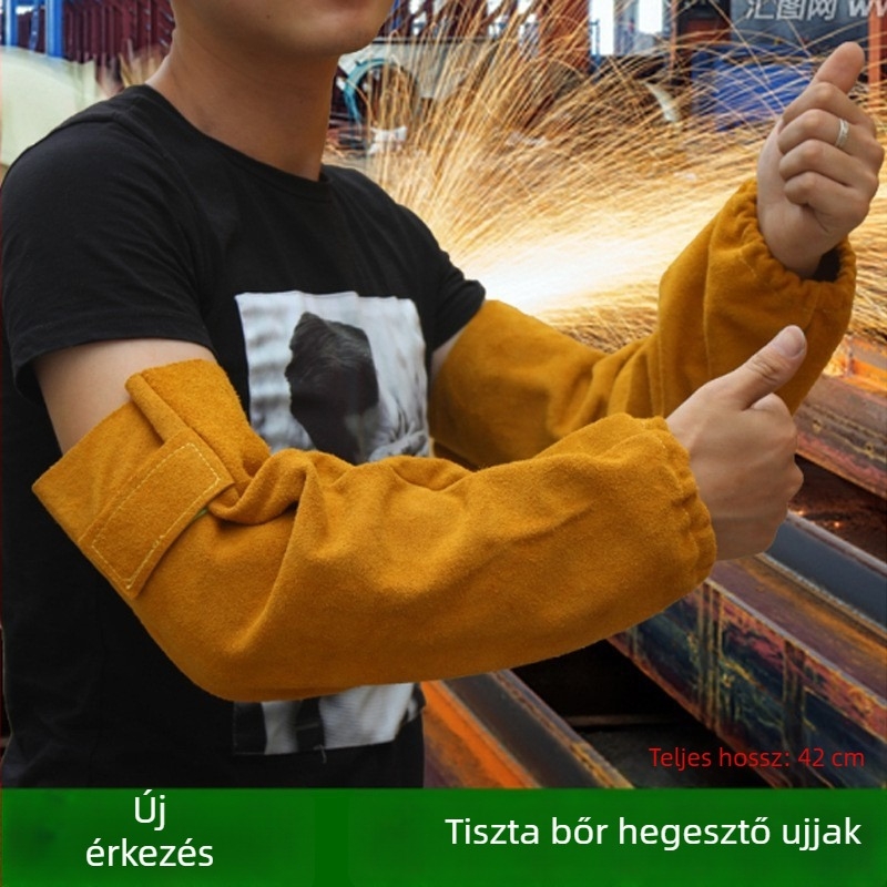 Marhabőr hegesztő védőhüvely, hőálló és szikravédő
