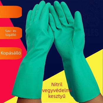 Nitril kesztyűk sav- és bázisállóak, kémiai és oldószerállóak, olajállóak