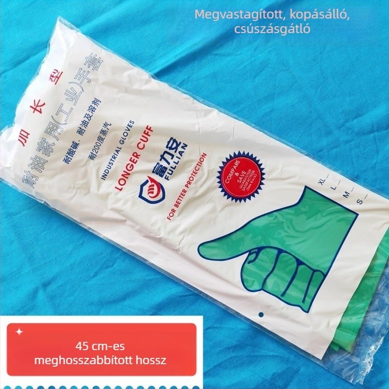 Nitril kesztyűk sav- és bázisállóak, kémiai és oldószerállóak, olajállóak