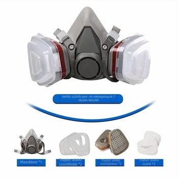 Mingsen 6200 KN95 aktív szén respirátor festékszóráshoz