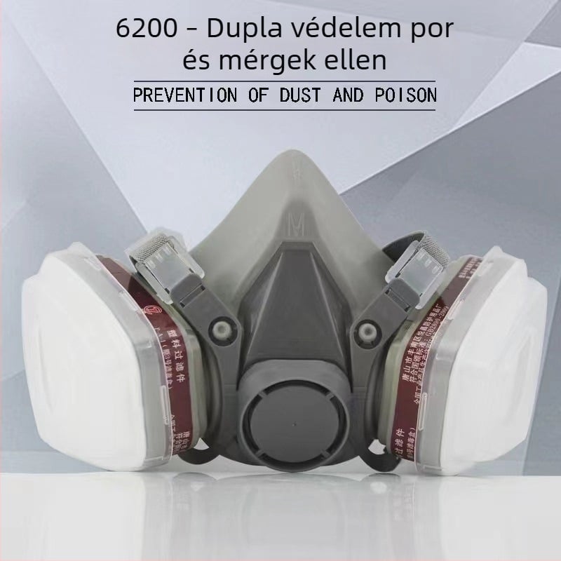 Mingsen 6200 KN95 aktív szén respirátor festékszóráshoz