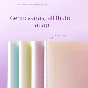 Deli NS518 Daylight Whisper sorozat A4-es mappa többszörös átlátszó zsebekkel vizsgadolgozatokhoz