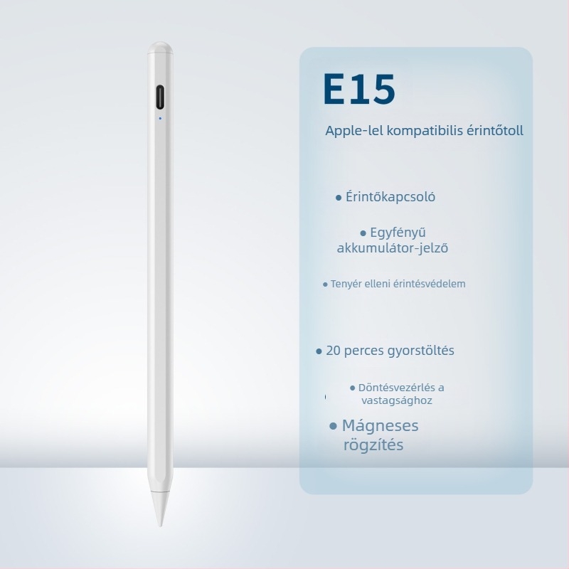 iPad kapacitív stylus Bluetooth-tal és mágneses töltéssel