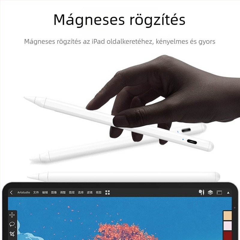 Apple Pencil 2. generációs kapacitív stylus iPadhez – rajzoláshoz tabletre