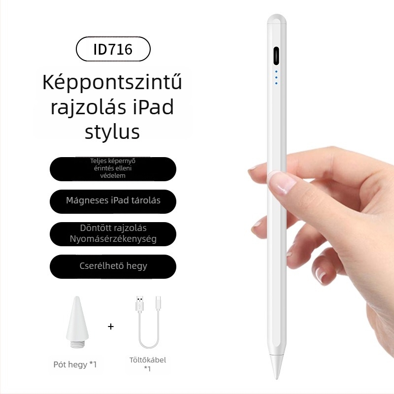 Apple Pencil 2. generációs kapacitív stylus iPadhez – rajzoláshoz tabletre