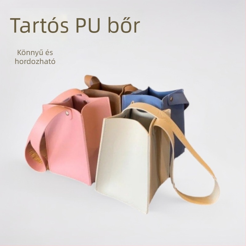 PU bőr pohárvédő, hordozható és szigetelt, minimalist dizájn szabadtéri utazásokhoz