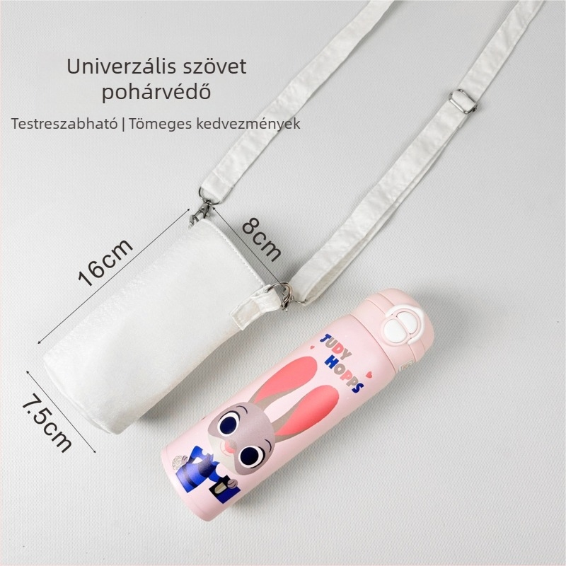 Univerzális pohártok üveg pohárhoz, hordozható vállon viselhető tok, állítható kültéri használatra