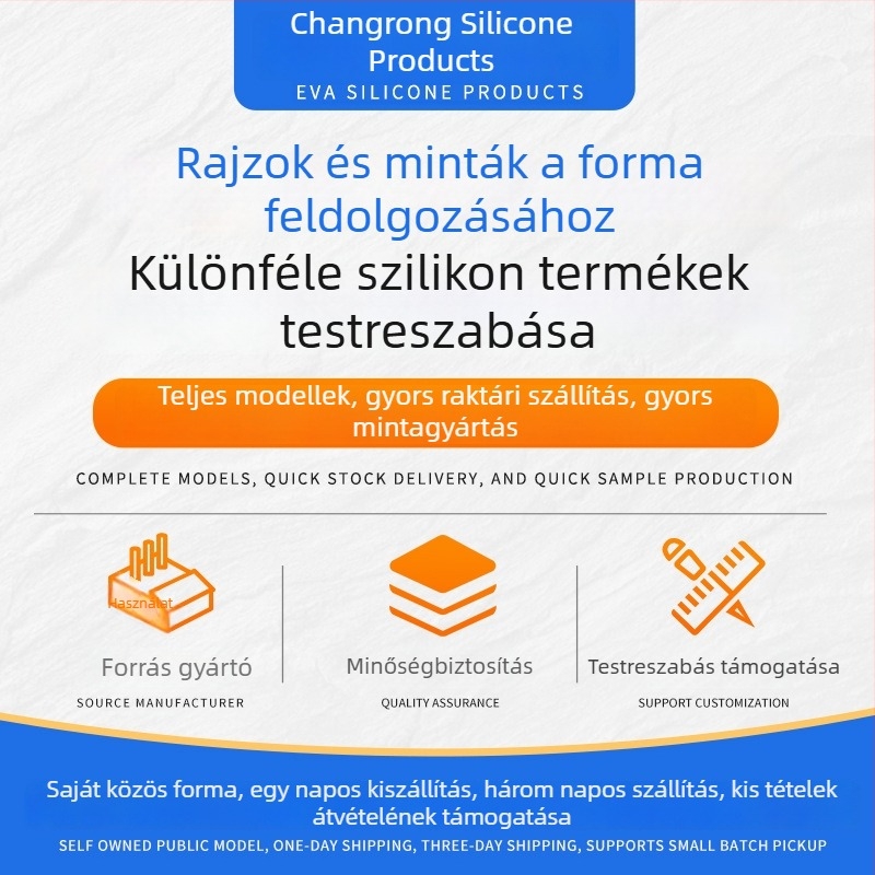 Személyre szabott szilikon pohárvédő hüvely, egyenes hengeres forma, csúszásmentes és hőszigetelt – Rajzok és minták szerint készítve