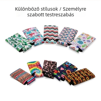 Egyedi neoprén pohárvédő logóval, hőszigetelő sörös dobozhoz