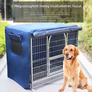 Kültéri kutya ketrec szigetelő fedél nagytestű kutyák számára