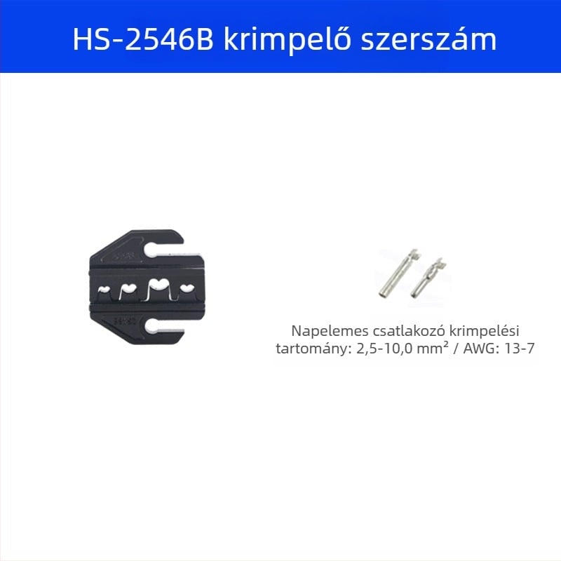 9 hüvelykes crimpelő fogó, AP LY HS sorozat, állkapocs kiegészítők és formák a terminálok hideg préseléséhez