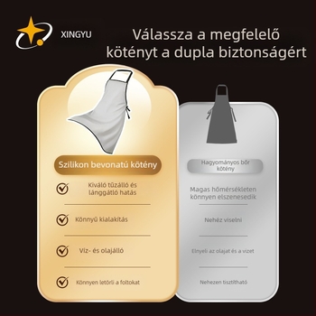 Xingyu hegesztővédő köpeny hőszigeteléssel, védelem a égési sérülések ellen, hőmérséklet- és kopásálló, hegesztéshez, vágáshoz és csiszoláshoz