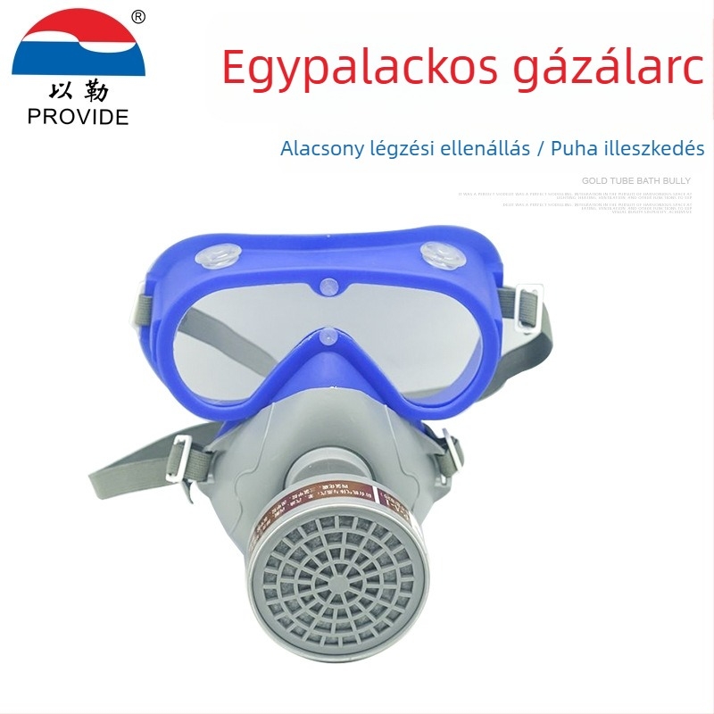 Yile 8500A teljes arcú gázmaszk integrált szemüveggel és szűrővel egy egységben