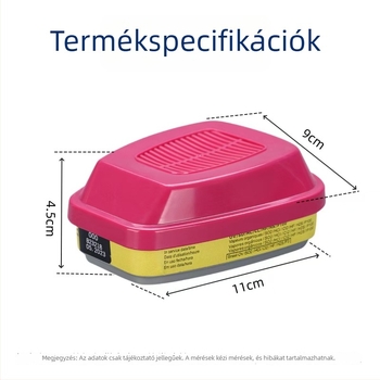 Aktívszénszűrőház gázmaszkhoz (60923/60921/60926) – szagok és szerves gőzök szűrése
