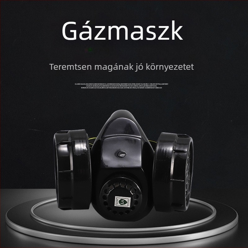 2002-2 Ipari gázmaszk organikus gázokhoz, kivehető Nr. 3 szűrőkazettákkal, dupla csomagolás