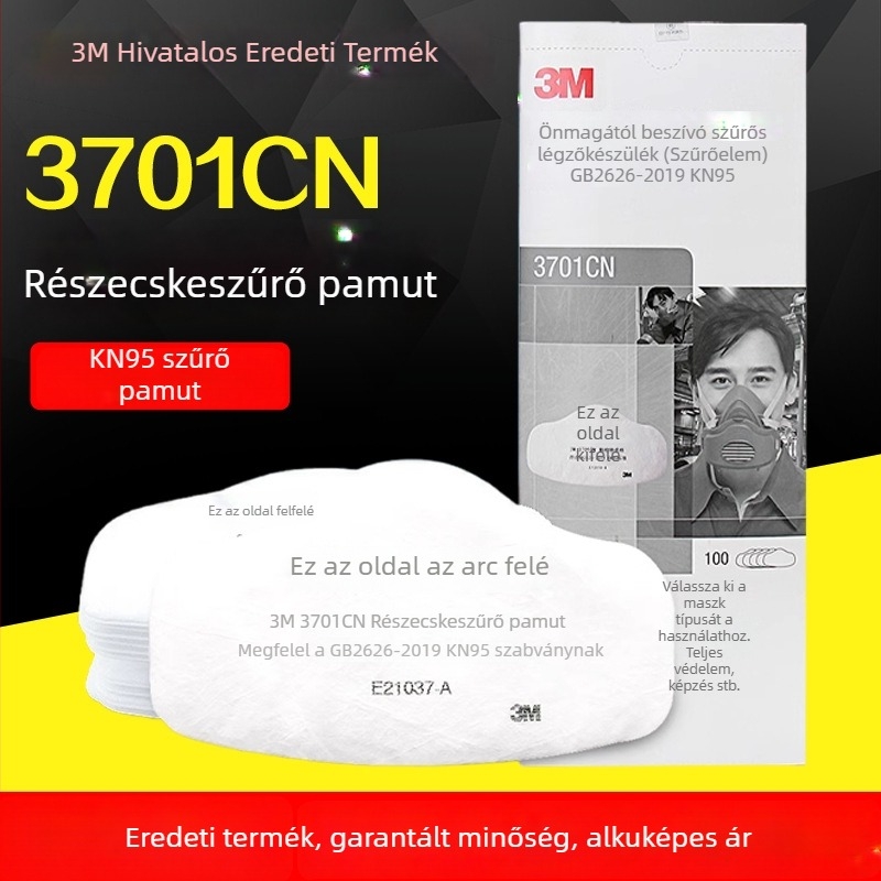 3M 3701 Szűrőelem szűrőmaszkhoz – ipari por elleni védelem