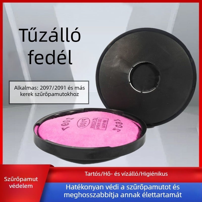 2097 Pamutból készült tűzálló védőfedél szűrő pamut betéttel, hegesztéshez, égési sérülések elleni védelem és vízálló