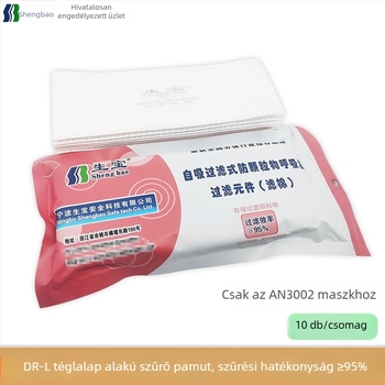 Shengbao 3002DR-L KN95 porvédő szűrővata a 3002 maszkhoz