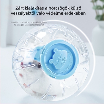 Átlátszó futólabda hörcsögöknek, lila edzőjáték kanári malacoknak, oktató és aranyos játék kisemlősök számára