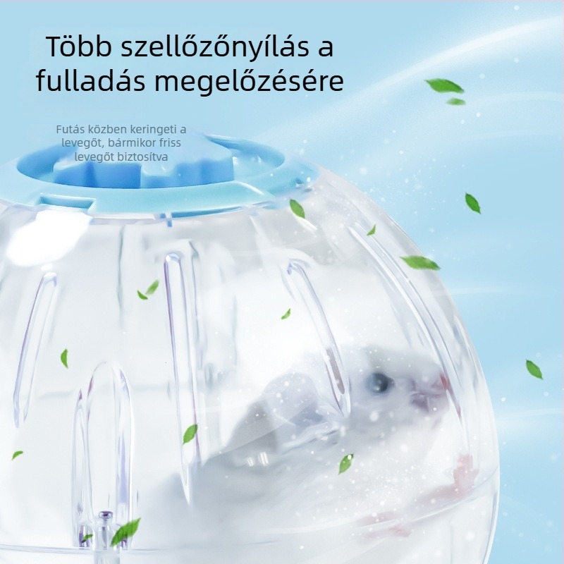 Átlátszó futólabda hörcsögöknek, lila edzőjáték kanári malacoknak, oktató és aranyos játék kisemlősök számára