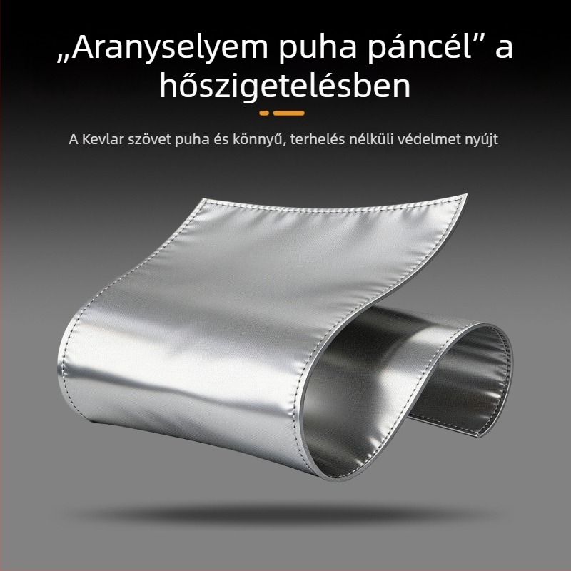 Főzésre terhes nőknek készült alumíniumfóliás kötény, hőszigetelt hasvédő, védelem a hő okozta égések ellen, olajálló