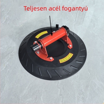 Üvegcsempe vákuumos csésze, extra nagy átmérő, nehéz terheléshez, kézi pumpa
