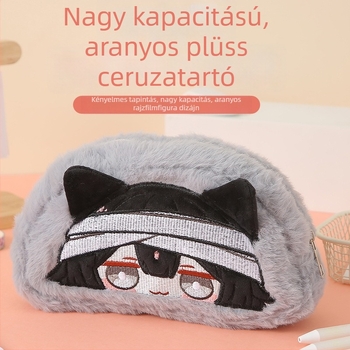 Plüss tolltartó anime karakterekkel, nagy kapacitású