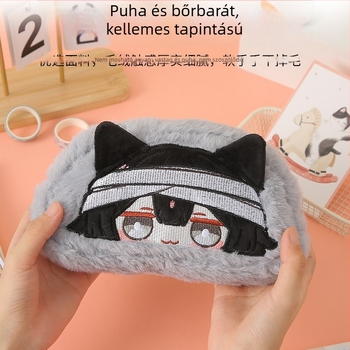 Plüss tolltartó anime karakterekkel, nagy kapacitású