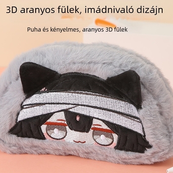 Plüss tolltartó anime karakterekkel, nagy kapacitású
