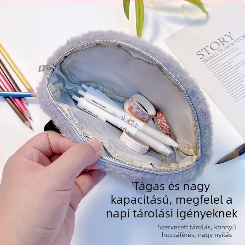 Plüss tolltartó anime karakterekkel, nagy kapacitású