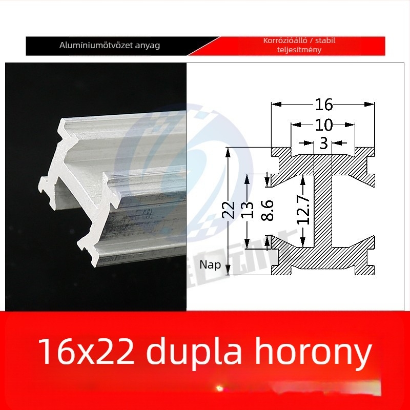 Tianxing dupla csatornás alumínium szalag 18×18; 16×22-es háromcsatornás alumínium szalag 18×25 vákuumos csatlakozókhoz