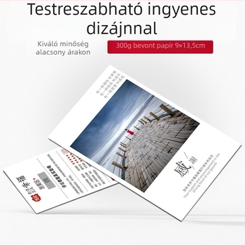 Művészi friss stílusú utóértékesítési kártya készlet: visszaküldés/csere kártya, fénykép kártya, piros boríték kártya, kaparós kártya, dicséret kártya