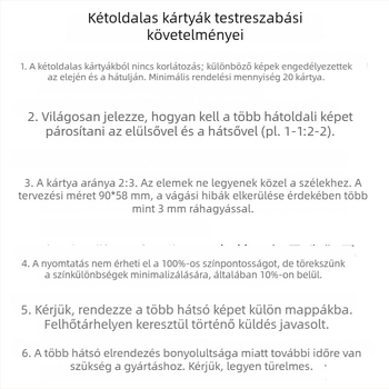 Kétoldalas DIY idol album kártyák — saját nyomtatású Polaroid-stílusú fotók