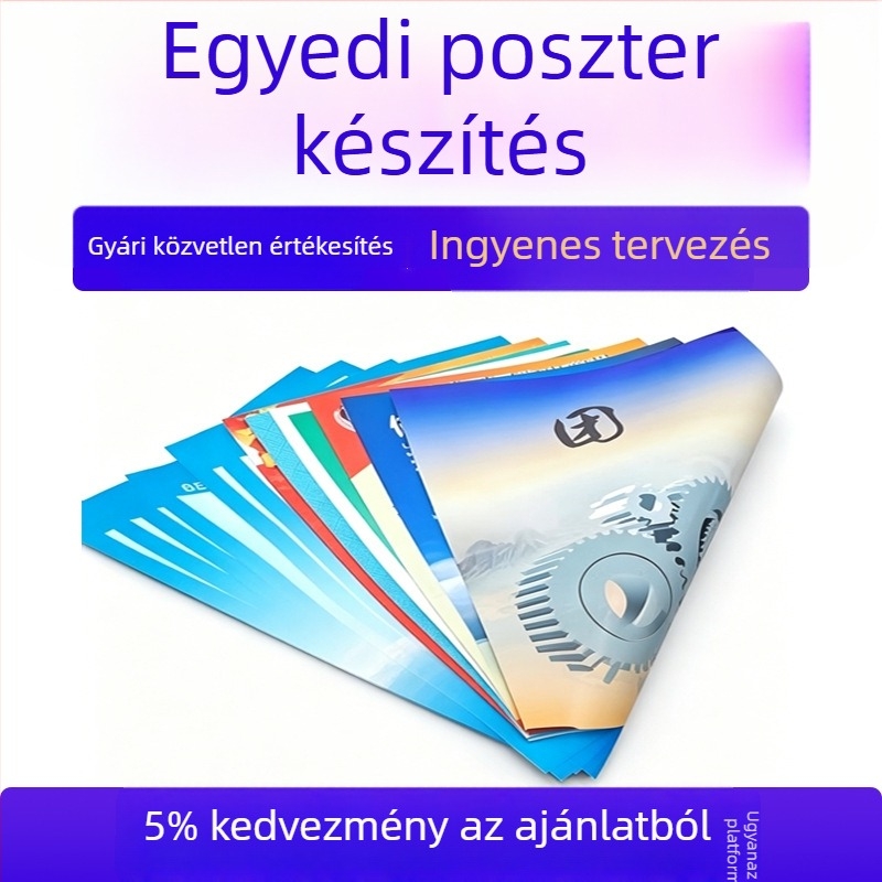 Személyre szabott termékinstrukciók és három- és négylapos brosúrák nyomtatása