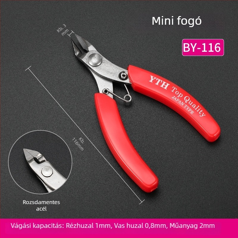 Bangye 170/170II oldalcsípő fogó elektronikai modellezéshez, vágófogó