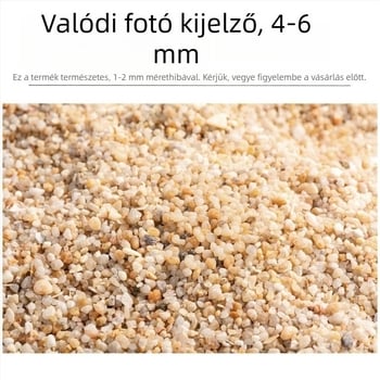 Természetes tengeri homok akváriumhoz, aljzat vízi növényekhez, teknősök és rákok számára