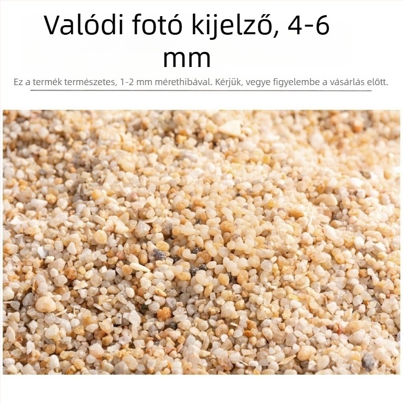 Természetes tengeri homok akváriumhoz, aljzat vízi növényekhez, teknősök és rákok számára