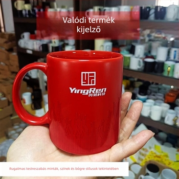 11oz-es szublimációs kerámia bögre – reklámbögre egyedi logóval