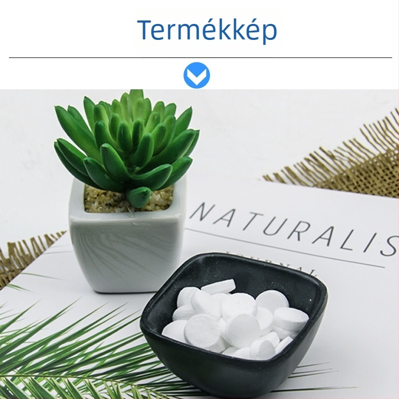 CO2-tartós felszabadulású tabletták akváriumhoz, pezsgőtabletták CO2-generátor cseréje