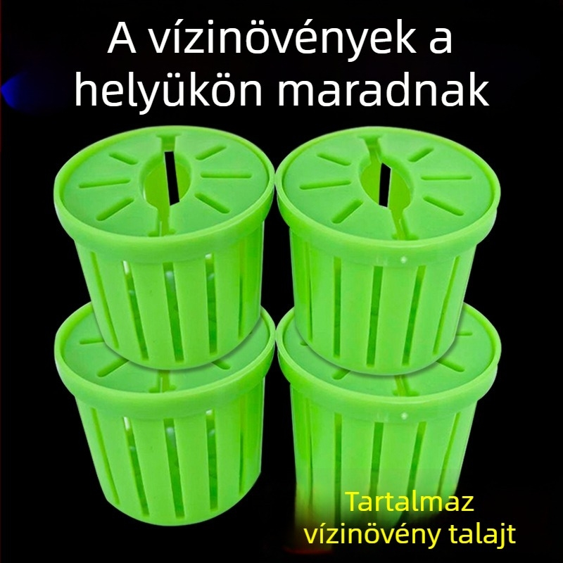 Akvaris hidroponikus növénykosár, iszapos alj stabilizátor, díszítő vízi növények tájépítéshez