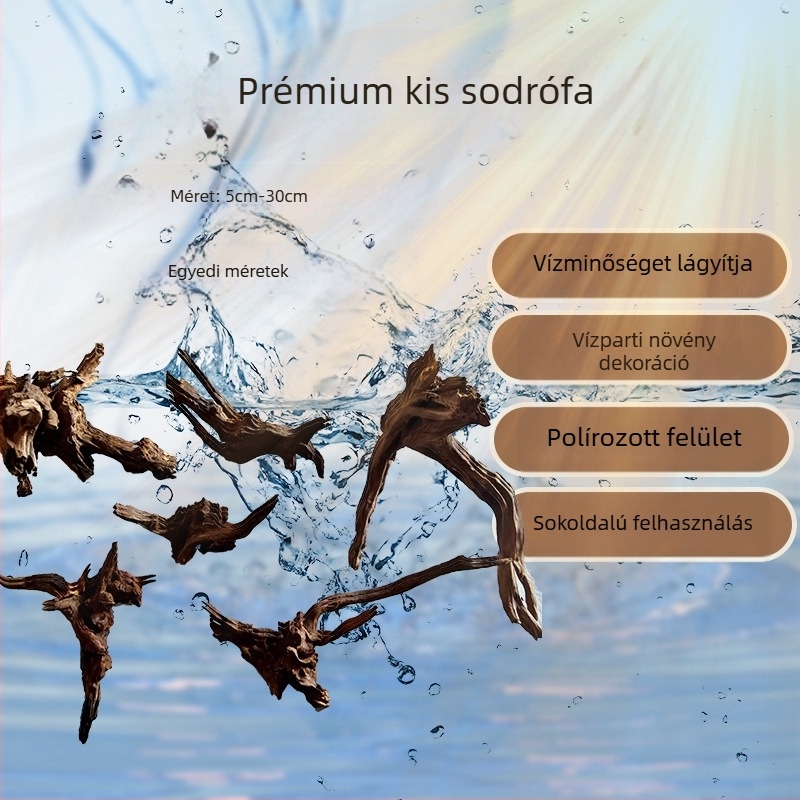 Driftwood gyökér dekoráció akváriumi tájképhez ágakkal