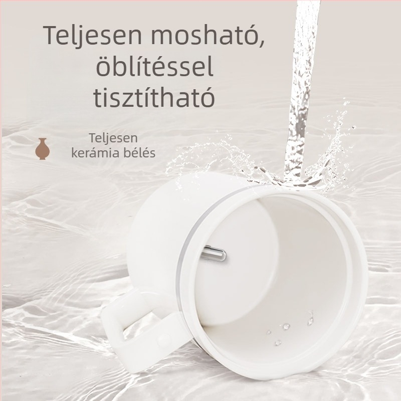 4T teljes kerámiából készült automata keverő pohár mágneses keveréssel – újratölthető kávés pohár