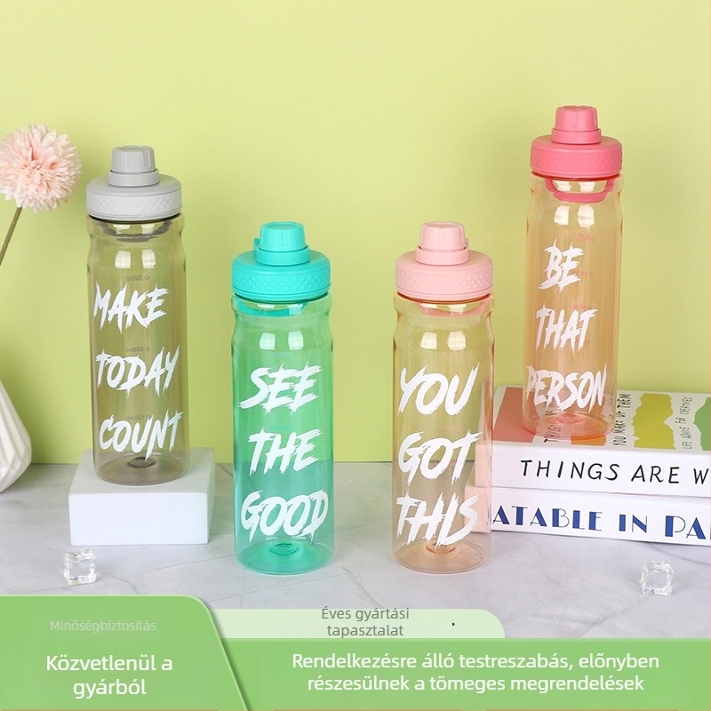 700 ml átlátszó flip-top shaker, szivárgásmentes, edzéshez fehérje porral