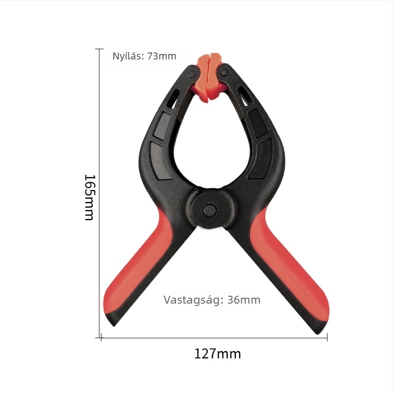 Többcélú nylon A-típusú csipeszek fotóháttér rögzítéséhez – rugós csipeszek készlet