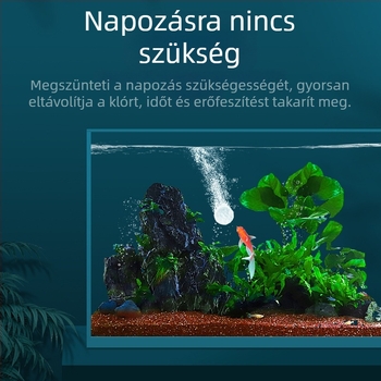 yee Yulebao nitrifikáló baktériumok akváriumhoz – klórmentesítő tabletták, víz stabilizálása, gyors ciklus