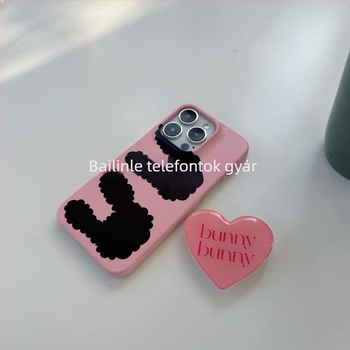 Rózsaszín lányos kollekció védőtok iPhone 15 Pro Max és iPhone 14 Pro – ütésálló, Insta-stílus