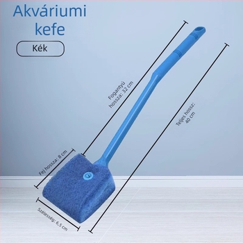 Hosszú nyeletű tisztítóecset üveg belső felületeinek tisztításához és akváriumi algák eltávolításához